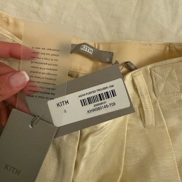 NWOT KITH WOMEN AIDAN PLEATED TROUSER - VITAL - Picture 9 of 11